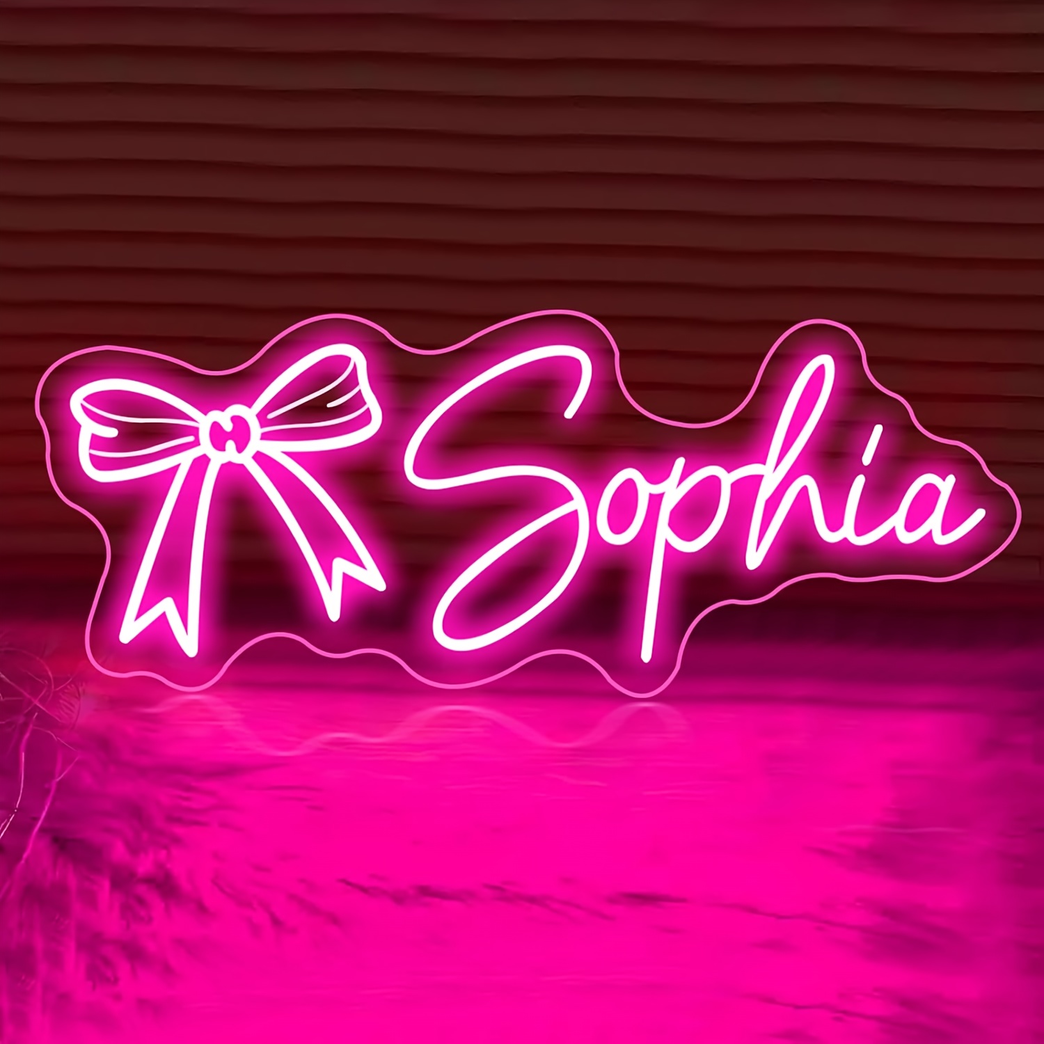 Neon Sign Party - ป้ายไฟนีออน LED แบบกำหนดเอง, ของตกแต่งแขวนประตู/ผนังสำหรับห้อง/งานปาร์ตี้/งานแต่งงาน/วันเกิด/วันครบรอบ/วันหยุด, ของตกแต่งห้อง, ของตกแต่งบ้าน