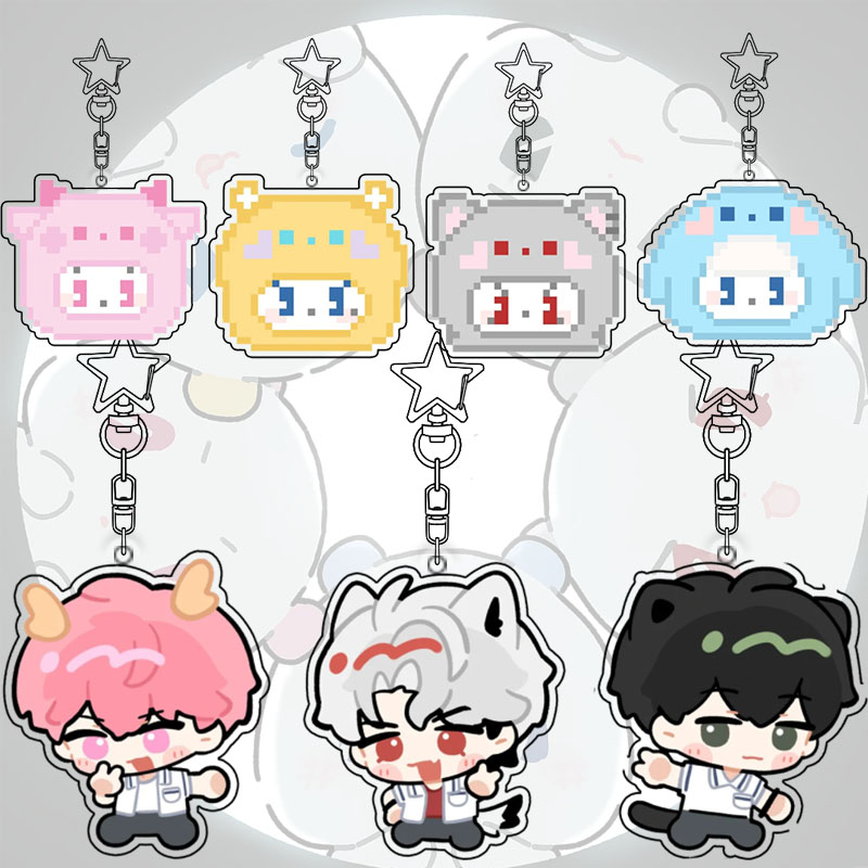 Supply Event - พวงกุญแจอะคริลิค แพลว พิกเซลส์ นักร้องเสมือนจริง ไอดอล นักเรียน