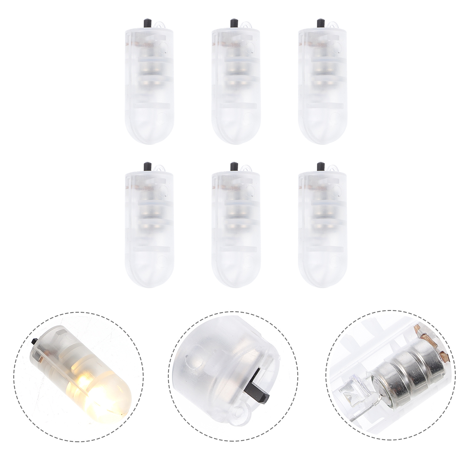 Led Balloon Light - ไฟบอลลูน LED 30 ชิ้น หลอดไฟทรงกระสุนขนาดเล็ก หลอดไฟขนาดเล็ก