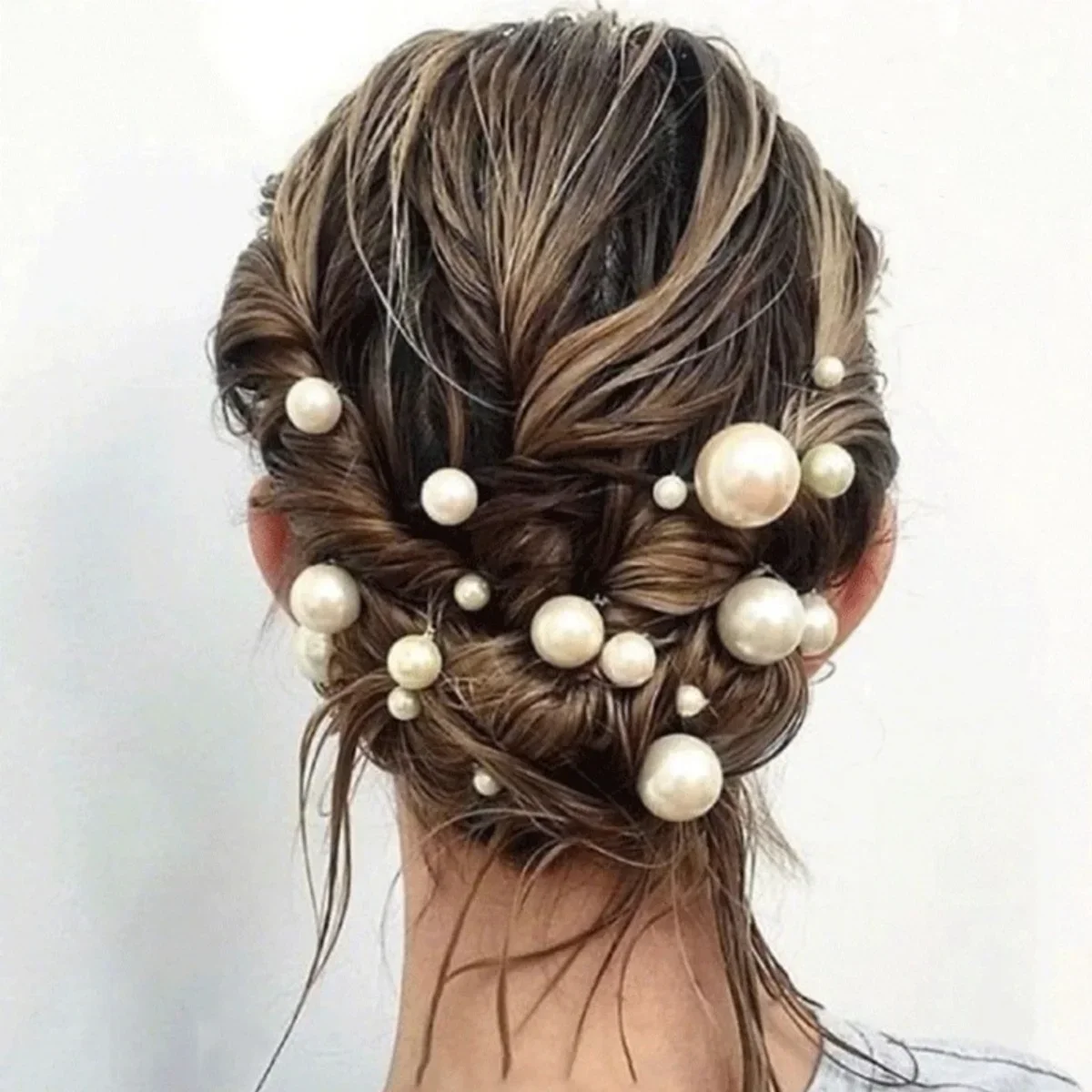 Event Suppliers - 18pcs เจ้าสาว Hairpin U-รูปโลหะ Barrette จําลองไข่มุกงานแต่งงาน