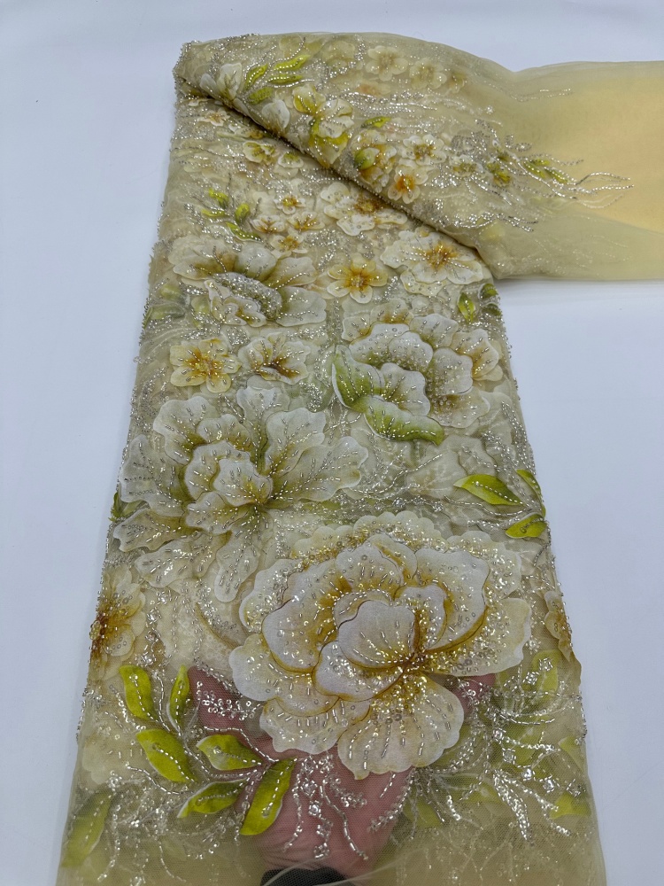 ผ้าลูกไม้ฝรั่งเศสปักลูกปัดคุณภ - Glitter Tablecloth บทวิจารณ์และราคา