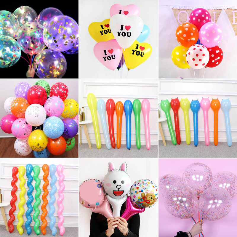 ลูกโป่งเป่าลมรูปการ์ตูนสัตว์ เ - Balloon Pump Hand บทวิจารณ์และราคา