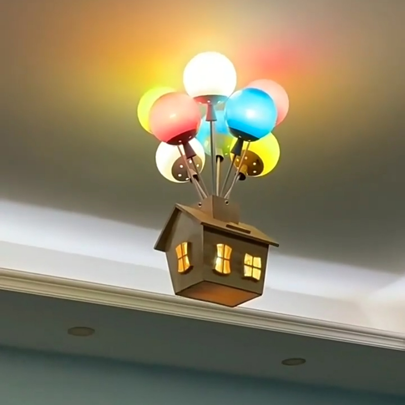 โคมไฟเพดานบอลลูนการ์ตูนสมัยใหม - Led Balloon Light บทวิจารณ์และราคา