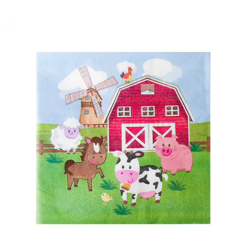 ผ้าปูโต๊ะลายสัตว์เลี้ยงในฟาร์ม - Table Cloth Disposable บทวิจารณ์และราคา