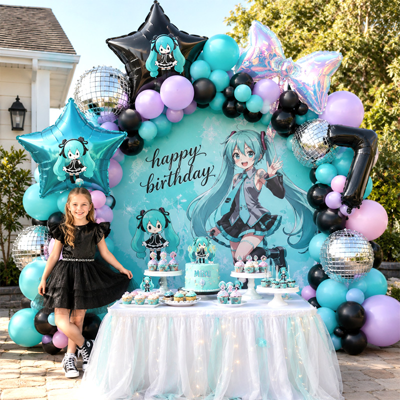 ชุดตกแต่งซุ้มลูกโป่งฮัตสึเนะ ม - Balloon Arch Kit บทวิจารณ์และราคา
