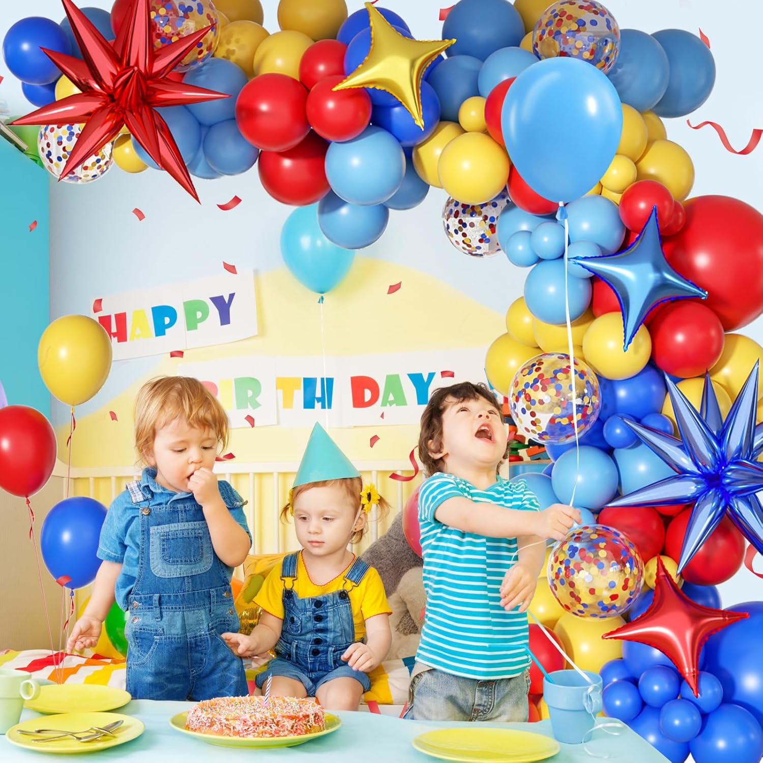 ชุดอุปกรณ์ตกแต่งซุ้มลูกโป่งสีฟ - Balloon Arch Kit บทวิจารณ์และราคา