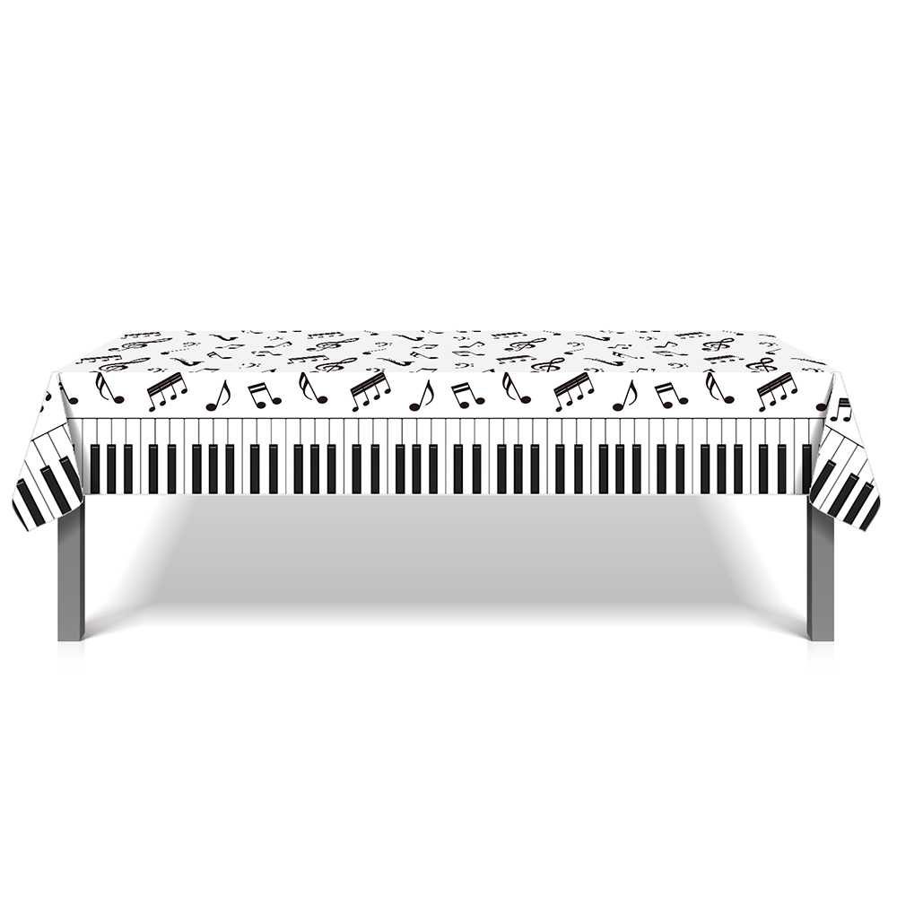 ผ้าปูโต๊ะลายโน้ตดนตรี 1 ชิ้น ส - Table Cloth Disposable บทวิจารณ์และราคา