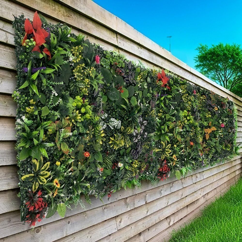 แผ่นผนังต้นไม้ประดิษฐ์ DIY ขนา - Flower Wall Panel บทวิจารณ์และราคา