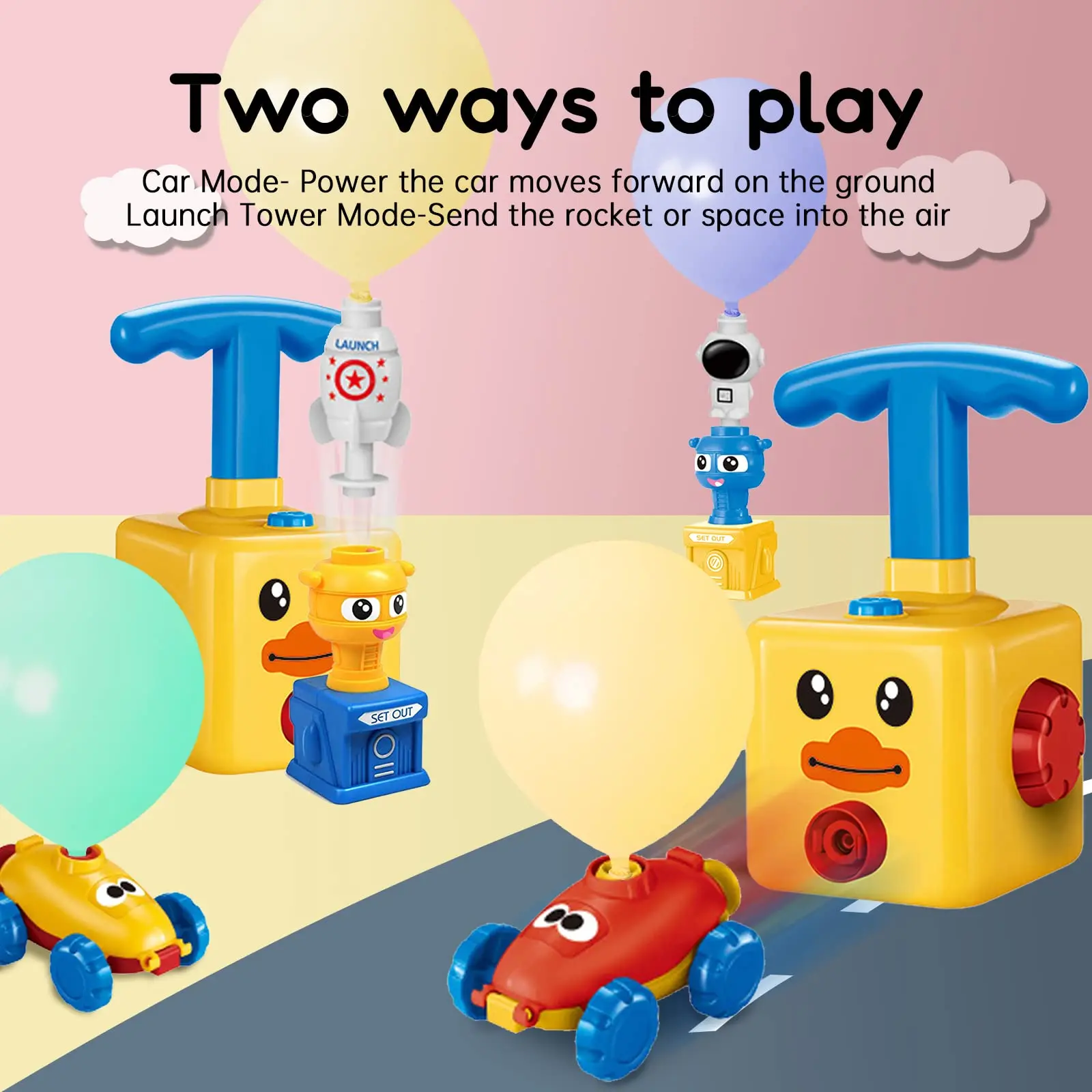 ของเล่นรถยิงบอลลูนสำหรับเด็กพร - Balloon Pump Hand บทวิจารณ์และราคา