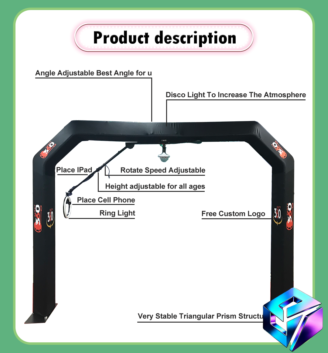ตู้ถ่ายภาพ 360 องศาแบบแขวนเพดา - Supply Event บทวิจารณ์และราคา