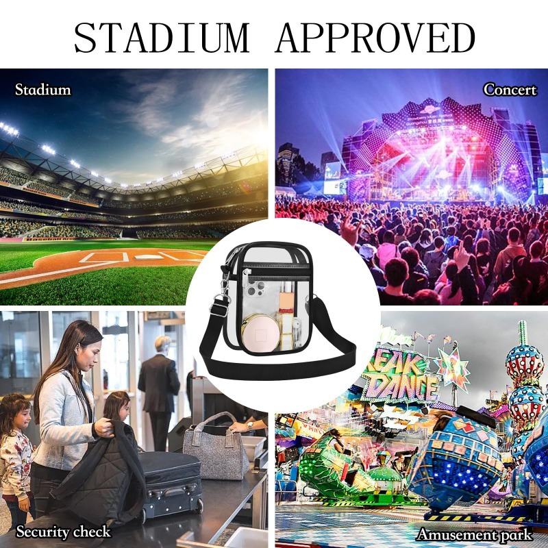 กระเป๋าสะพายข้างใสสำหรับผู้หญิ - Event & Party Supply บทวิจารณ์และราคา
