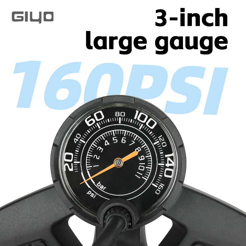 GIYO 160PSI จักรยานชั้นปั๊ม MT - Balloon Pump Hand บทวิจารณ์และราคา