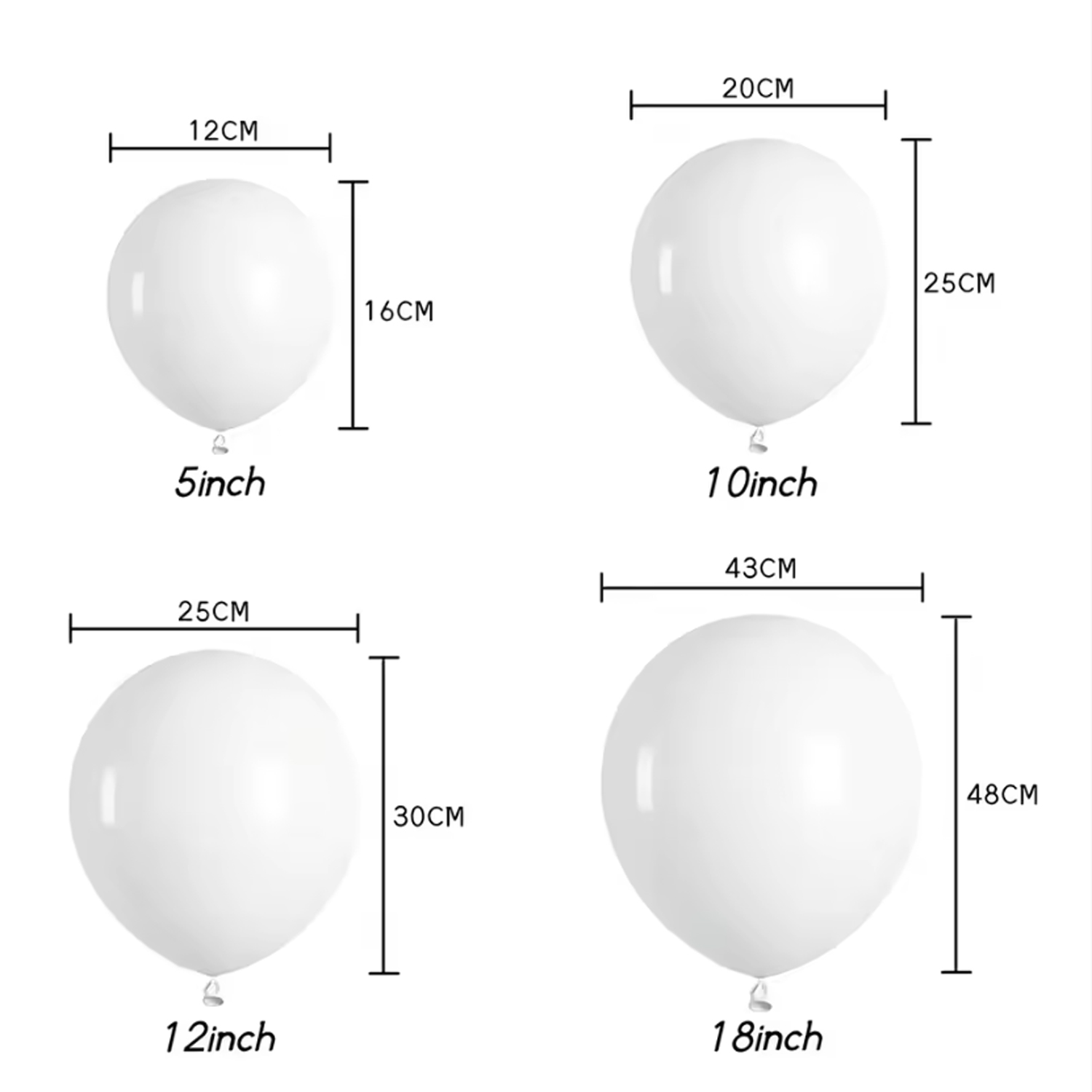 ชุดอาร์ชลูกโป่งสีฟ้าและสีขาว 1 - Balloon Arch Kit บทวิจารณ์และราคา