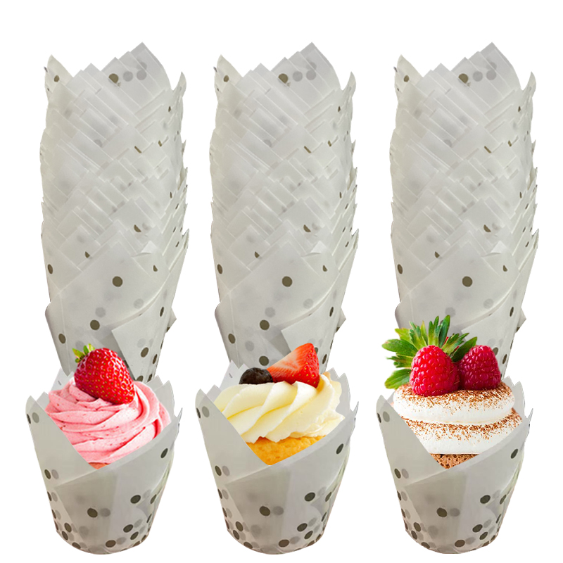 50 ชิ้น/100 ชิ้น ถ้วยเค้กลายดอ - Event Suppliers บทวิจารณ์และราคา