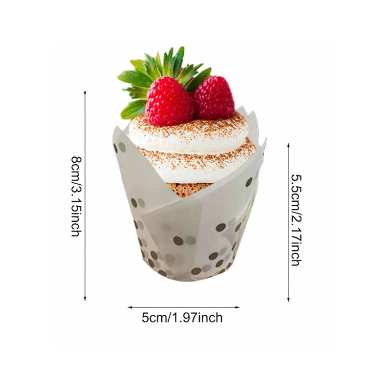 50 ชิ้น/100 ชิ้น ถ้วยเค้กลายดอ - Event Suppliers บทวิจารณ์และราคา